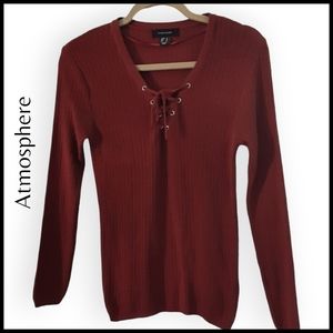 Atmosphere tie front top size 10 womens